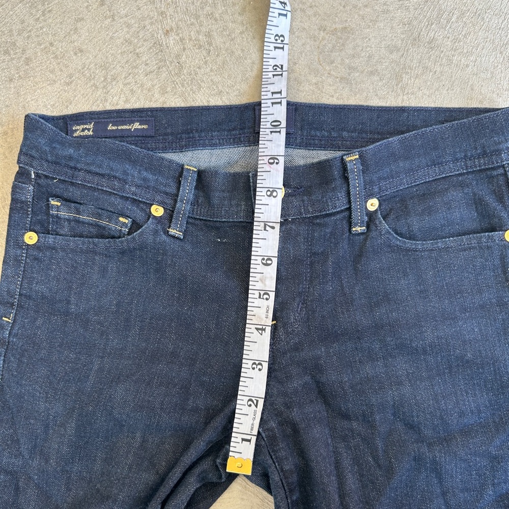 Citizens of Humanity Denim Jeans Ingrid Stretch Low Waist Flare Women Size 28 - Picture 13 of 16